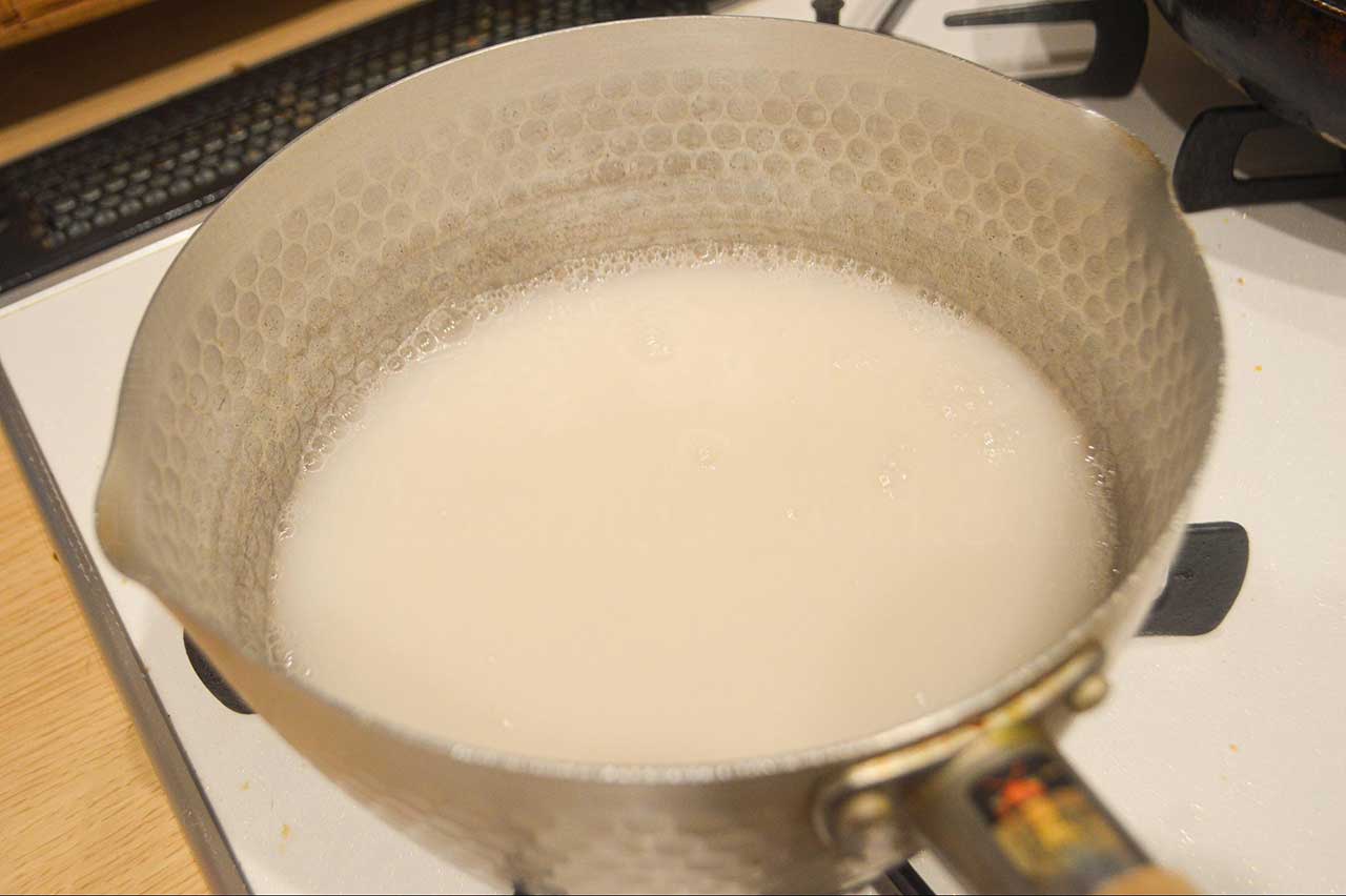発酵食品腸活レシピ「甘酒と生姜の杏仁風」
