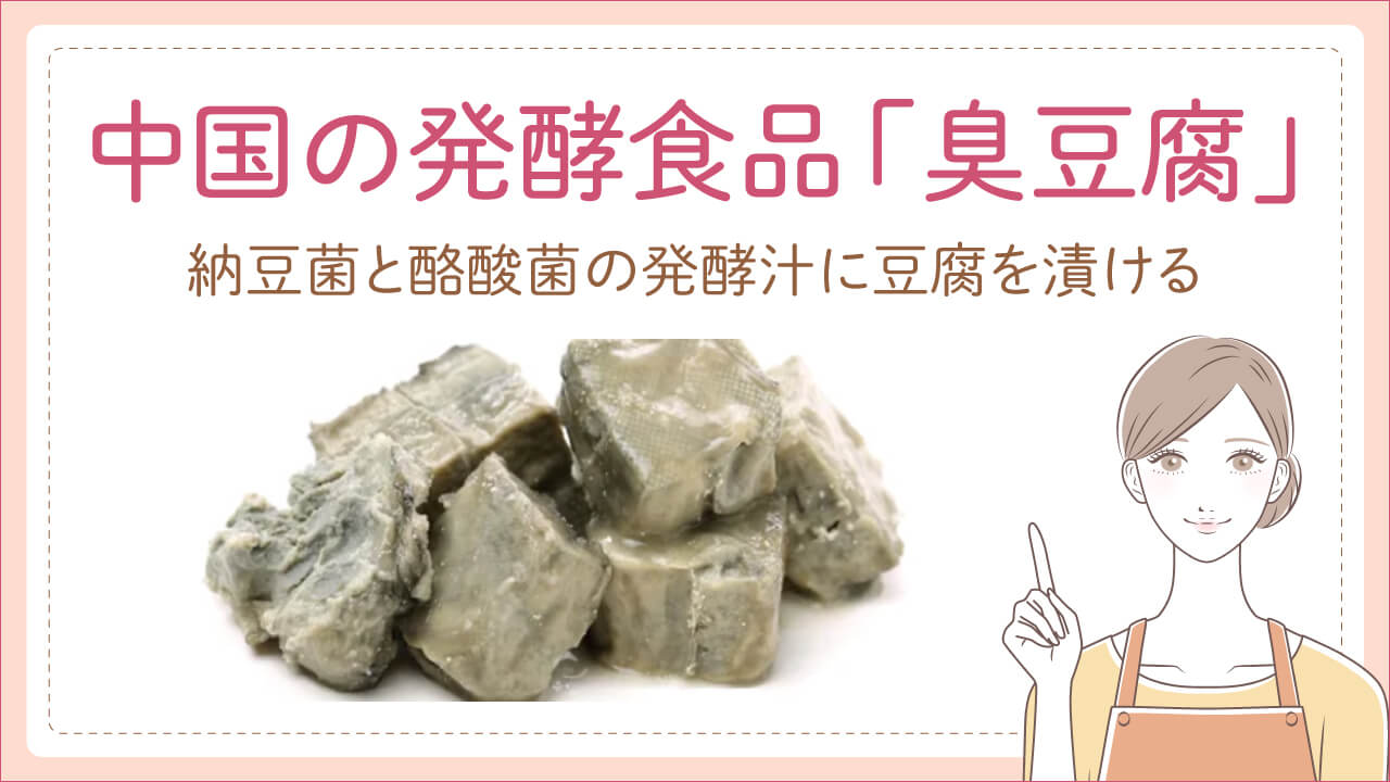 中国の大豆の発酵食品「臭豆腐」