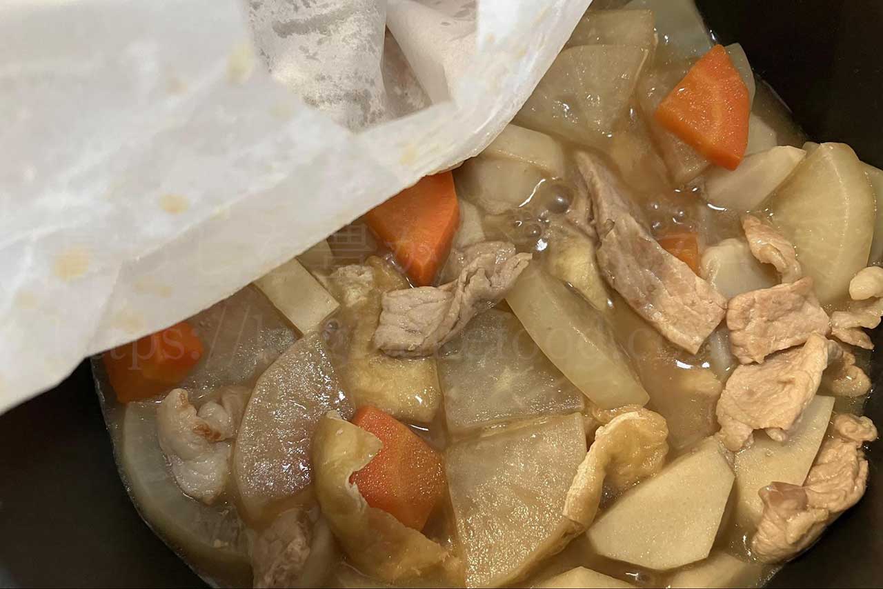 発酵食品腸活レシピ「豚肉と根菜のみそ煮」