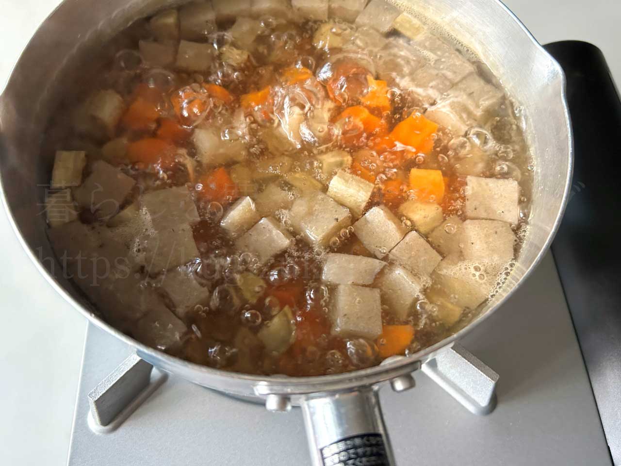 野菜レシピ「根菜と厚揚げの五目煮」