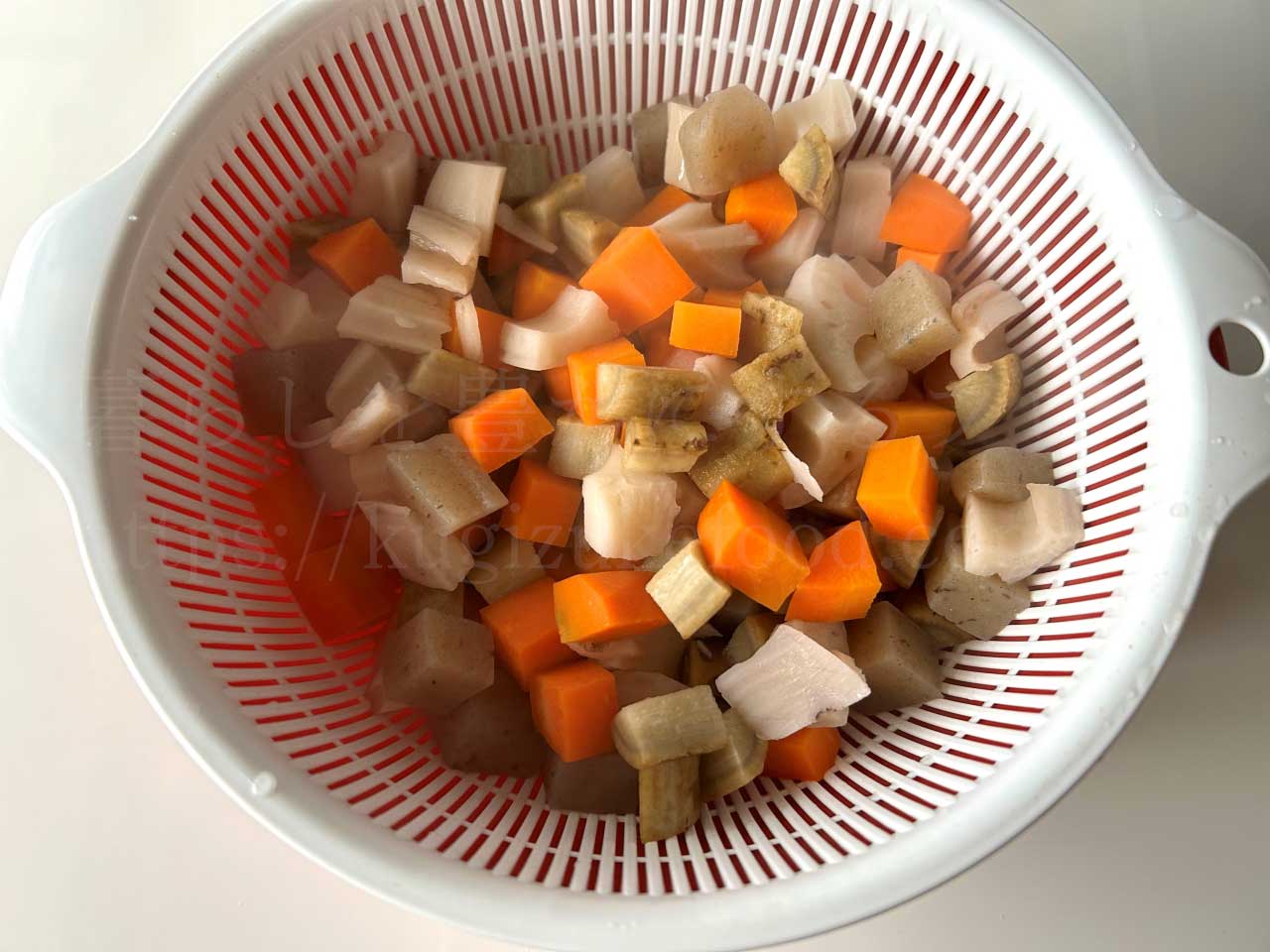 野菜レシピ「根菜と厚揚げの五目煮」